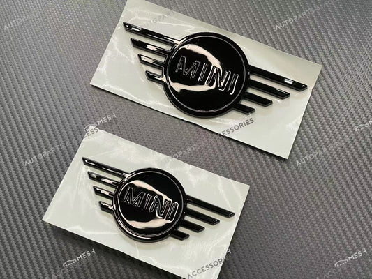 Mesh Autoparts & Accessories Mini Cooper F54 Clubman Gloss Black Emblem Set