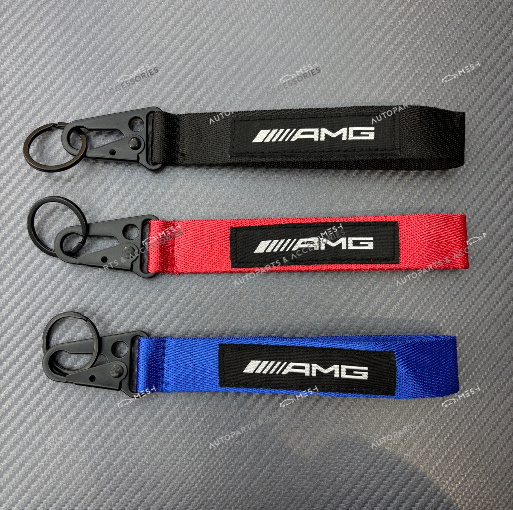 Mesh Autoparts & Accessories AMG Keychain Key Ring