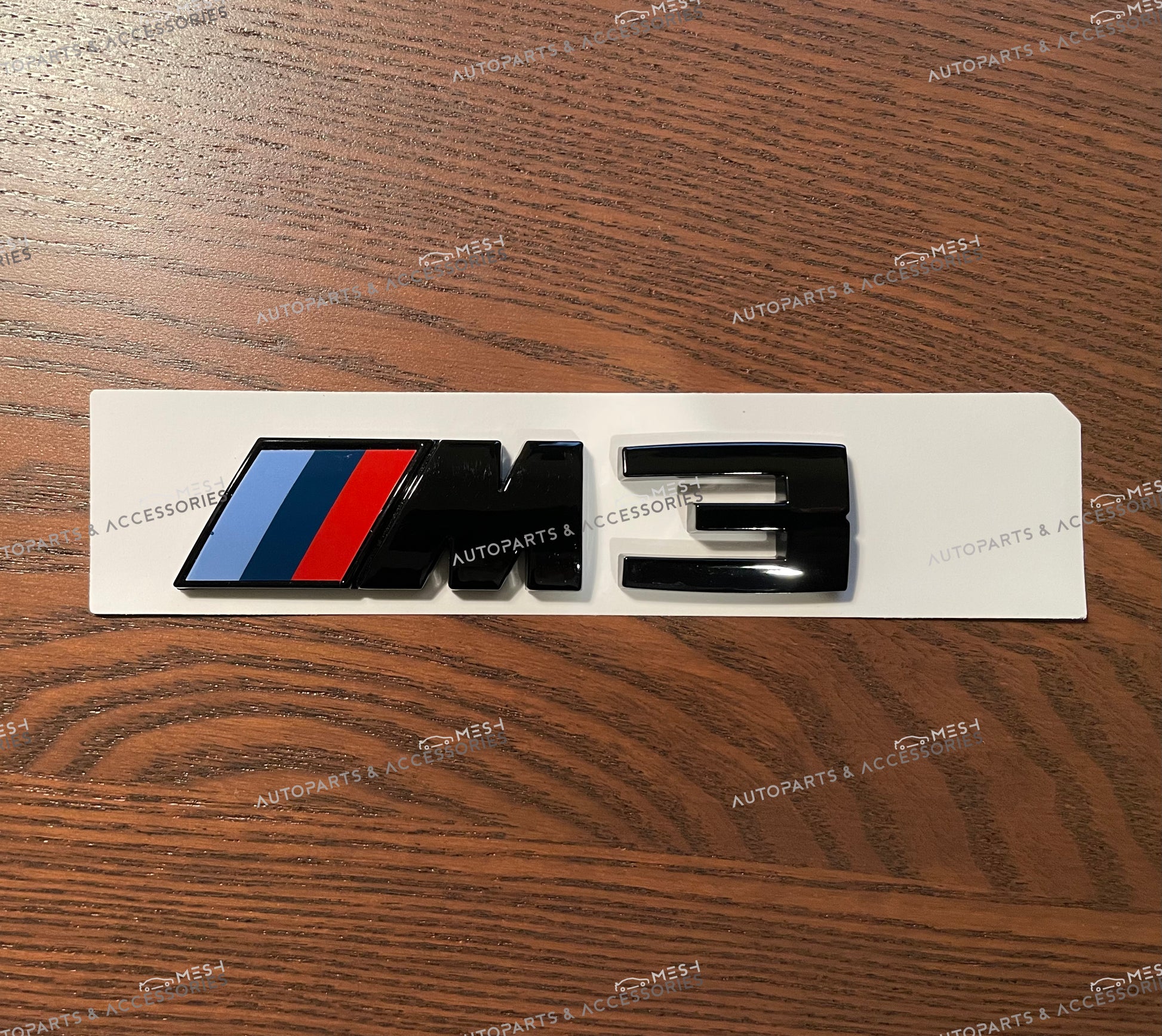 Mesh Autoparts & Accessories Gloss Black BMW M3 Trunk Emblem